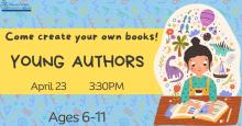 north fairfield young authors april 23 at 3:30pm