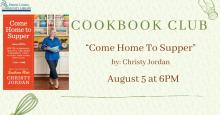 wakeman cookbook club august 5 at 6pm