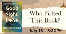wakeman july 15 at 5:30PM who picked this book- book club