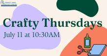 wakeman crafty thursdays july 11 at 10:30AM